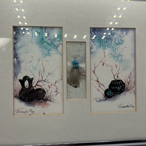 VTG Southwestern Boho Cleo Teissedre Art - Picture 2 of 6